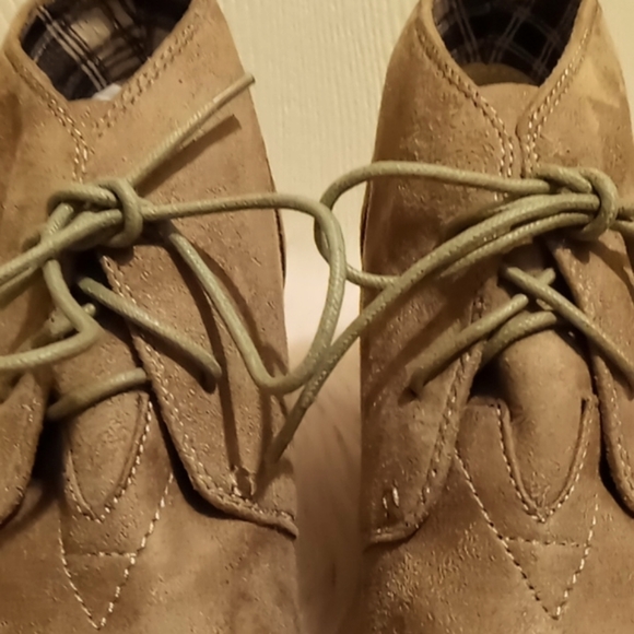 NEW! Top Moda Forever Link  Faux Suede  Booties Camel SIZE 5 1/2 - Picture 8 of 10